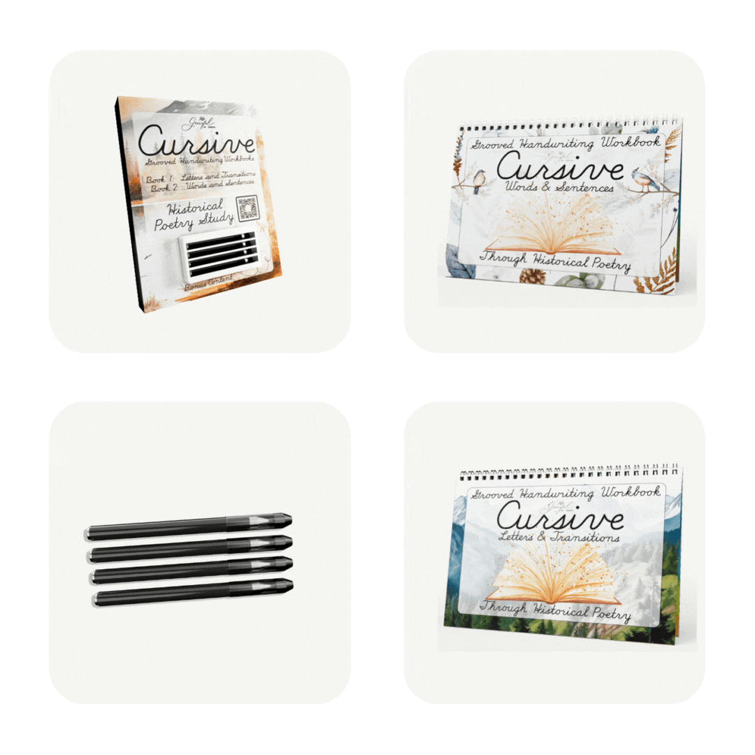 Cursive Reusable Grooved Handwriting Workbooks - Shipping Nov. 12
