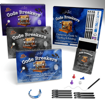 Code Breakers grooved reusable workbooks