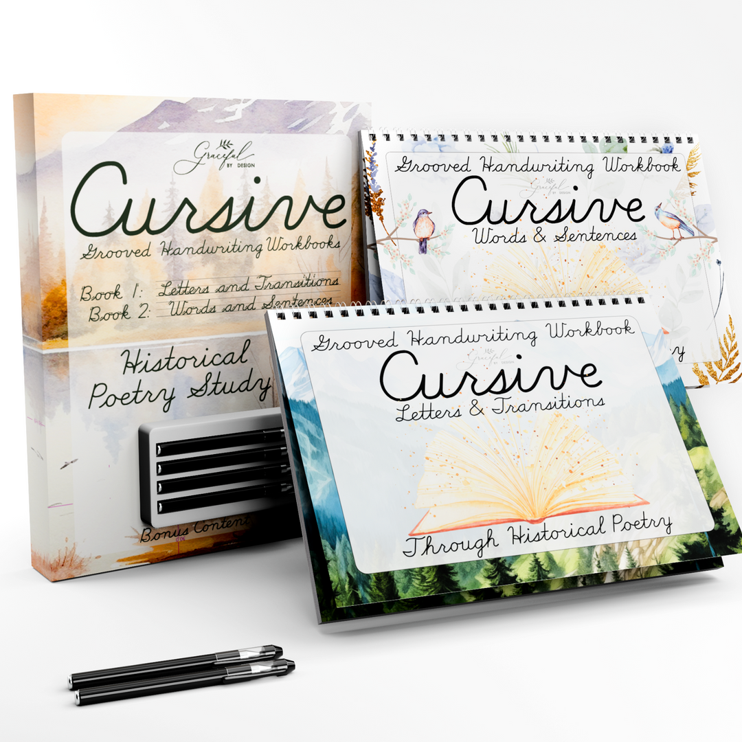 Cursive Reusable Grooved Handwriting Workbooks - Shipping Nov. 12