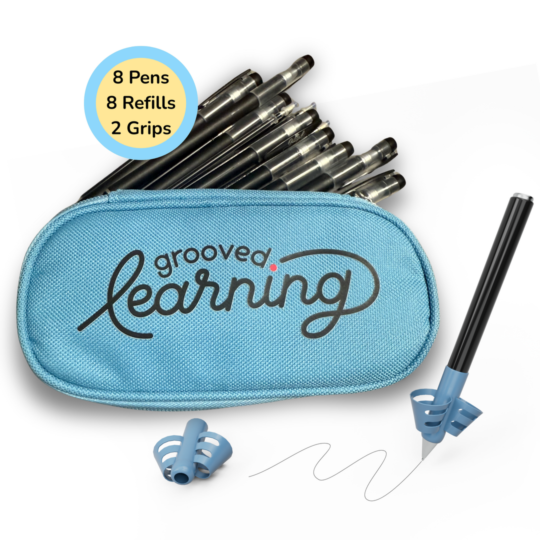 Magic Pens with Disappearing Ink - 8 Pens, 8 Refills, and 2 Grippers in a Fun Carrying Case!
